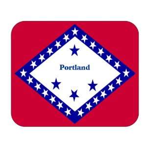    US State Flag   Portland, Arkansas (AR) Mouse Pad 