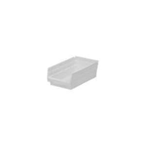  11x6x4 Akro Mils Shelf Bins (Lot of 12)   WHITE