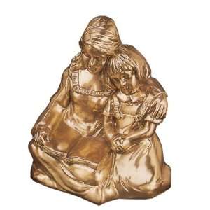  Mother and Child Brass Bookends