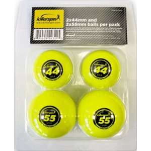 Killerspin 44 / 55 mm Table Tennis Balls, 4 Pack  Sports 