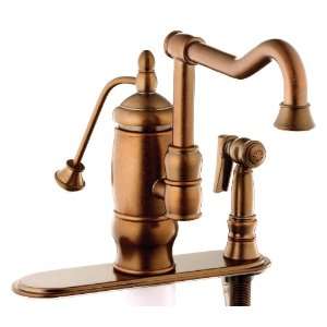  Belle Foret BFN14704TB Kitchen Faucet, Tumbled Bronze 