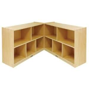  30 in. High 2 Sided 5 Compartment Fold & Lock Cabinet 