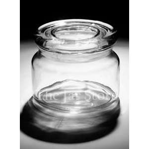 oz Anchor Pressed Apothecary Jar With Flat Glass Lid  