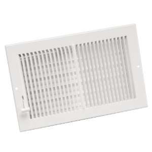   Manufacturing RG0299 White Multi Shutter Register, 12 Inch by 6 Inch