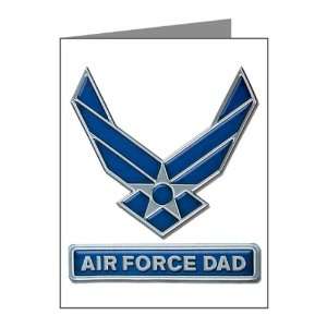  Note Cards (10 Pack) Air Force Dad 