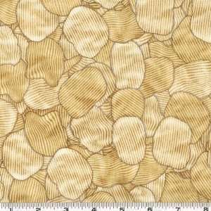  45 Wide Potato Chips Golden Brown Fabric By The Yard 