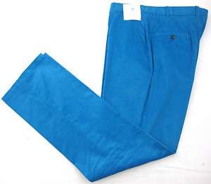 New OXXFORD 1220 Electric Blue Corduroy Pants 42 NWT  