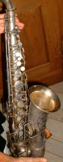 Alt Saxofon Perfaktone, Reg.U.S. patent OFF 5796, Baujahr 1920/30 in 