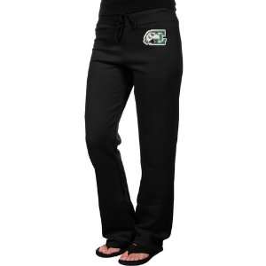 NCAA Eastern Michigan Eagles Ladies Black Logo Applique Sweatpant 