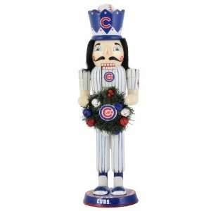  Forever Collectibles 152575 MLB   14 in. Wreath Nutcracker 