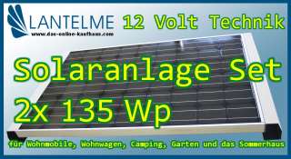 270 Wp Solar Anlage 12 Volt Wohnmobil Wohnwagen Caravan  