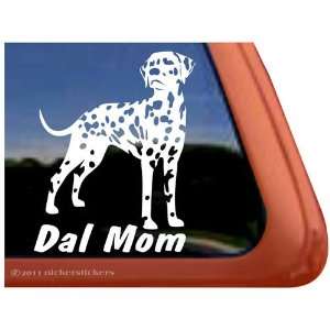  Dal Mom Dalmatian Dog Vinyl Window Decal Sticker 