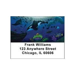  Whales and Lighthouse Address Labels