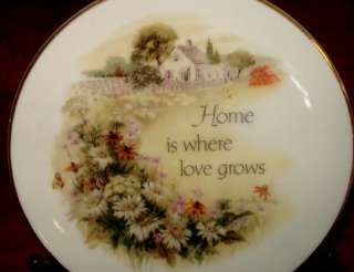   American Greetings HOME is Where LOVE Grows Collectors Plate