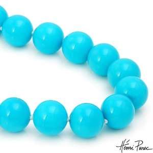 . Henri Purec Turquoise 14K Gold Necklace   Material/Stone Turquoise 