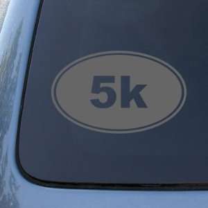 5K RUNNING EURO OVAL   Vinyl Car Decal Sticker #1762  Vinyl Color 