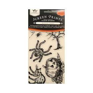 Halloween Hauntings Clear Stamp 6pcs 6 X 12 Sheet  