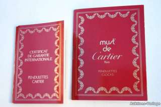 Cartier Tischuhr aus 1989 + Zertifikat, Top Zustand*****   