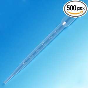  Pipet, 7.0mL, Large Bulb, Graduated to 3mL, 155mm, 500/Dispenser 
