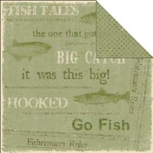  Reel Me In Double Sided Specialty Paper 12X12 Fish Tales 