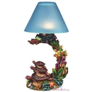  Sea Turtle Pyramid Tealight Holder Candle Lamp