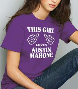 This Girl Loves Austin Mahone T shirt   Mahomie Tee Shirt Tshirt (2147 