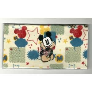  Checkbook Cover Retro Disney Mickey Mouse Stars 