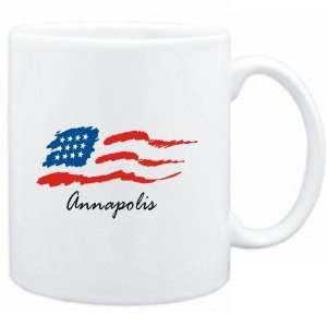    Mug White  Annapolis   US Flag  Usa Cities