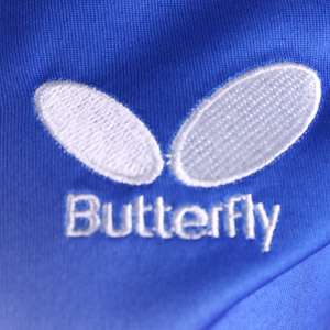 Butterfly Mans Badminton /table tennis shirt polo Blue ,red  