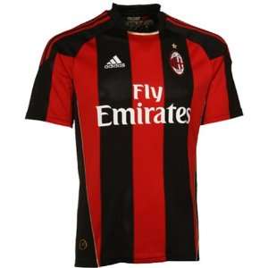  10/11 AC Milan Youth Home Soccer Jersey with Matching 