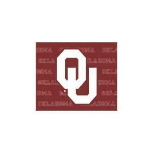 Oklahoma Sooners 60X50 Half Tone Collection Blanket/Throw   College 