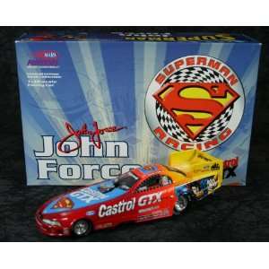   John Force Diecast Castrol/Superman 1/32 1999 Funny Car Toys & Games