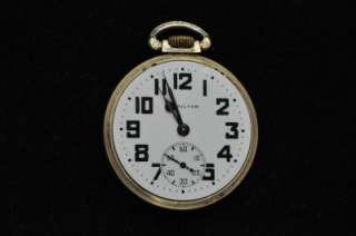   16S HAMILTON 21J GRADE 992B PORCELAIN DIAL BOXCAR NUMBERS KEEPING TIME