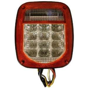   Universal Stud Mount Combination LED Tail Light with License