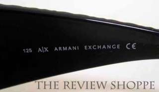 Armani Exchange AX008/N/S CVL GR Sunglasses Black  