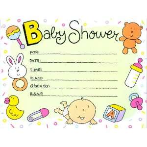  Baby Shower Invitations   16 Cnt.