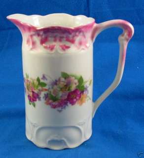Cream Pitcher Made in Germany with Florals   Estate  