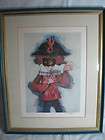 ROZINA WACHTMEISTER 41/900 PUPPET LITHOGRAPH W FOIL SIGNED NUMBERED SN
