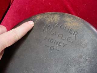 Vintage Wagner Ware 1268 A CAST IRON 10 Handled POT  O  Sidney Kettle 