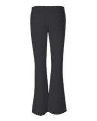   Ladies Cotton/Spandex Yoga Pants Exercise Workout S 2XL Black New 810