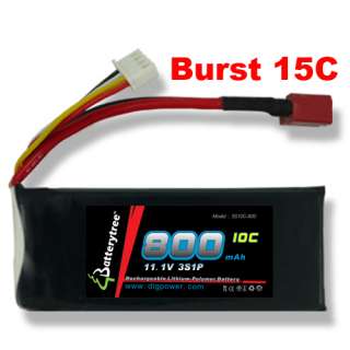 RC Battery 20C 40C 2200mAh 11.1V 3S LiPo High Discharge  