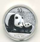 2011 10 Yuan 1 OZ .999 Silver Panda Coin BU