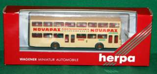Herpa 187 Scale Double Decker Passenger Bus NIB  