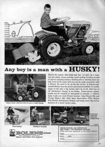 1963 Bolens Husky 800 Tractor Original Ad  