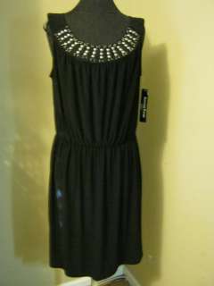  Another Thyme stud embellished dress 16W career professional black