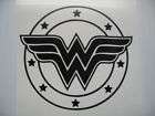 Wonder Woman CHROME Vinyl Decal 6 Inch Width  