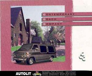 1986 Contemporary Coach Chevy Conversion Van Brochure  