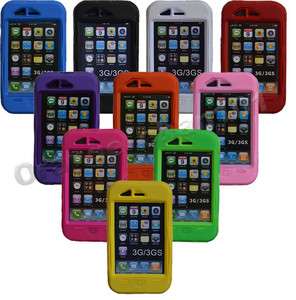   Proof Heavy Duty Case Cover For Apple iphone 3G 3GS 10 Colors  