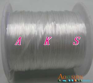ONE ROLL 10 Meters Clear Crystal Stretchy Jewelry Cords wire For 