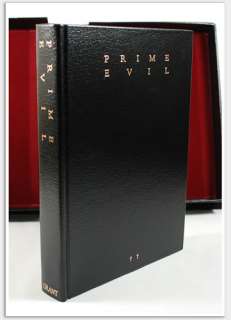Stephen King, Clive Barker PRIME EVIL Signed Limited Edition #289/1000 